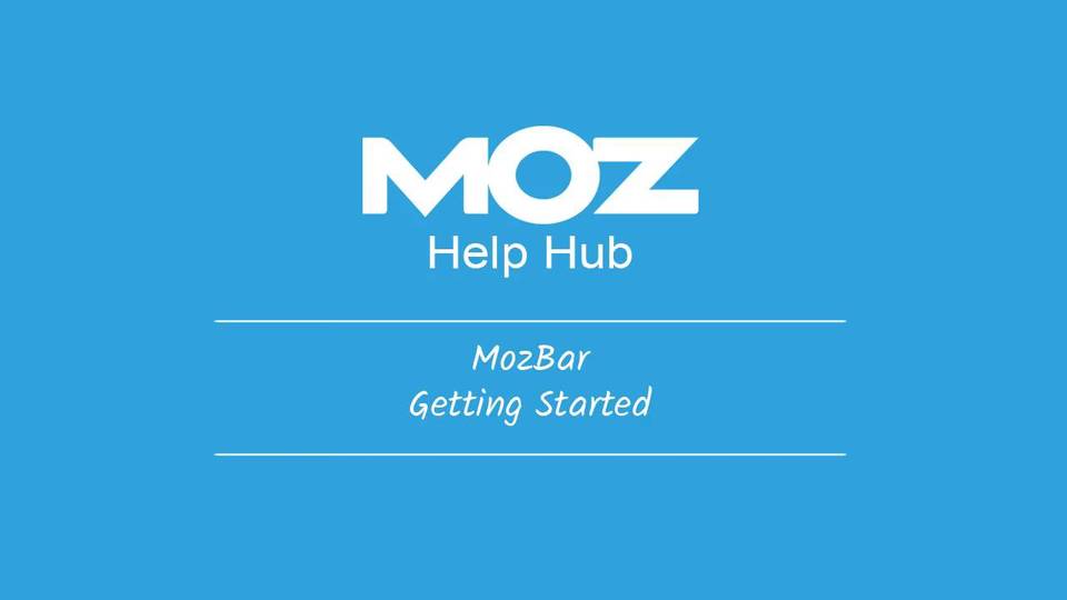 MozBar, to find out the popularity of your competitors﻿