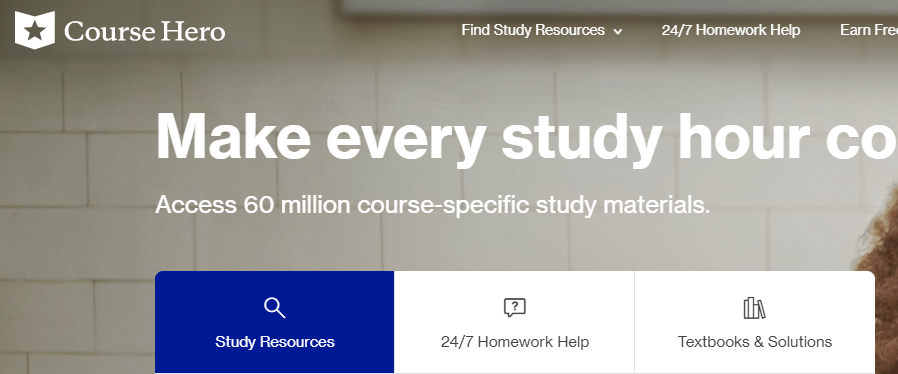Sites Like Textsheet -Coursehero For course content