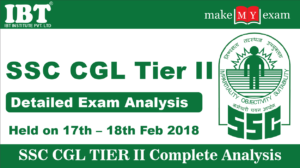 SSC CGL Tier II Exam Analysis 2018