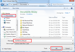 Export Outlook Email Backup Data