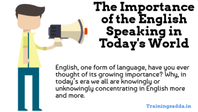 Importance of the English Speaking