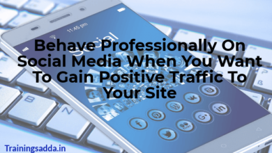 Behave Professionally On Social Media When You Want To Gain Positive Traffic To Your Site