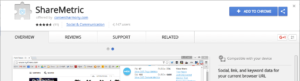 ShareMetric Extension or addon for chrome and firefox