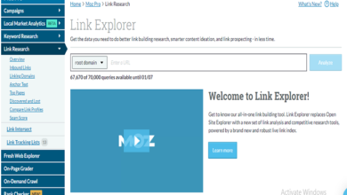 What is Moz link explorer and how it works?