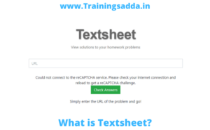 What is a Textsheet?
