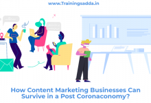 How Content Marketing Businesses Can Survive in a Post Coronaconomy