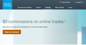 Charles Schwab online investment platforms