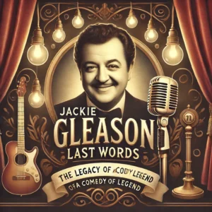 Jackie Gleason Last Words: The Legacy of a Comedy Legend