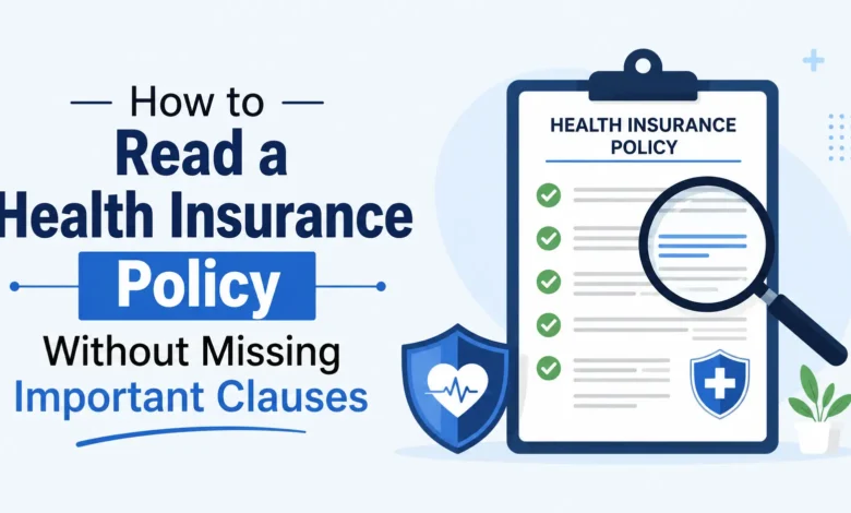 How to Read a Health Insurance Policy Without Missing Clauses